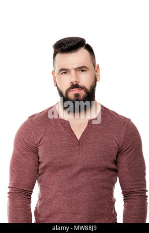 portrait of handsome bearded man Stock Photo