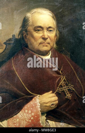 . English: Martin John Spalding, Bishop of Louisville 1850-1864, Archbishop of Baltimore 1864-1827 . 19th century. Unknown 403 Martin John Spalding Stock Photo