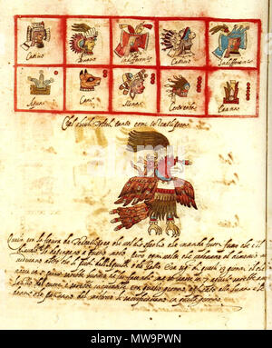 The 'Codex Ríos' is a 16th-century Aztec document that records ...