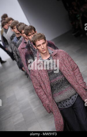 James Long Autumn Winter Men's Fashion Collection on the runway during ...