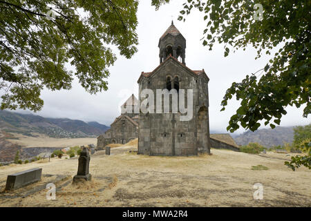 Bell tower at Haghpat Monastery (a UNESCO World Heritage Site), Armenia Stock Photo