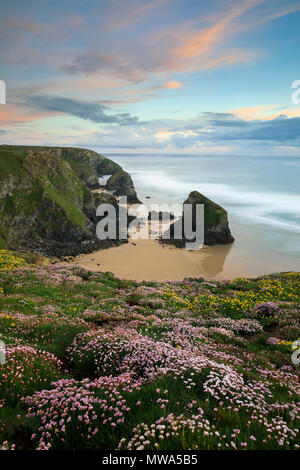 Bedruthan Steps Stock Photo