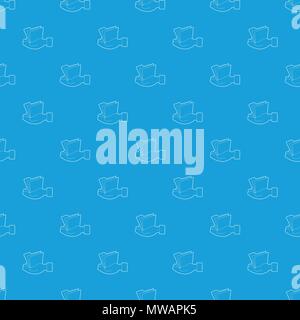 Hand holding file folder pattern vector seamless blue Stock Vector