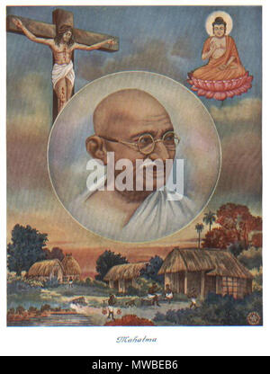 234 Gandhi as a universal religious synthesizer Stock Photo - Alamy