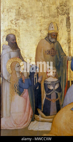 . Pietà of San Remigio . detail . circa 1365  244 Giottino pieta detail Stock Photo