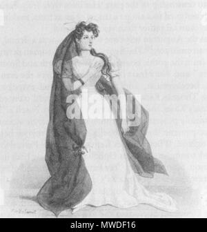 . Irish actress Harriet Smithson as Ophelia in Charles Kemble's 1827 ...