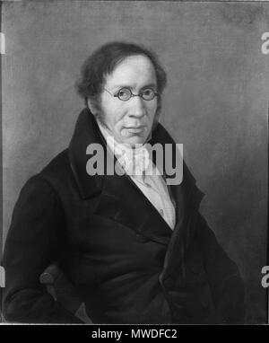 . Nederlands: uitsnede van een portret van Isaac Anne Nijhoff (1795-1863) . 1840. Gijsbert Buitendijk Kuyk (1805-1884) 299 Isaac Anne Nijhoff (1795-1863) Stock Photo