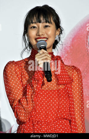 Shioli Kutsuna attends the 'Deadpool 2' premiere in Roppongi Hills on