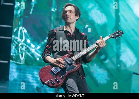 Turin Italy. 01st June 2018. The Italian rock singer-songwriter VASCO ROSSI performs live on stage at Stadio Olimpico 'Grande Torino' in the first date of 'Non Stop Live Tour 2018' Credit: Rodolfo Sassano/Alamy Live News Stock Photo