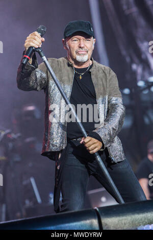 Turin Italy. 01st June 2018. The Italian rock singer-songwriter VASCO ROSSI performs live on stage at Stadio Olimpico 'Grande Torino' in the first date of 'Non Stop Live Tour 2018' Credit: Rodolfo Sassano/Alamy Live News Stock Photo