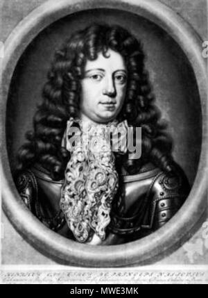 . English: Henry Casimir II, Prince of Nassau-Dietz (1657-1696). Nederlands: Hendrik Casimir II, prins van Nassau-Dietz (1657-1696). Deutsch: Heinrich Kasimir II., Fürst von Nassau-Dietz (1657-1696). circa 1690. Abraham Bloteling (1640, Amsterdam – 1690, idem) 270 Heinrich-Kasimir-II Stock Photo