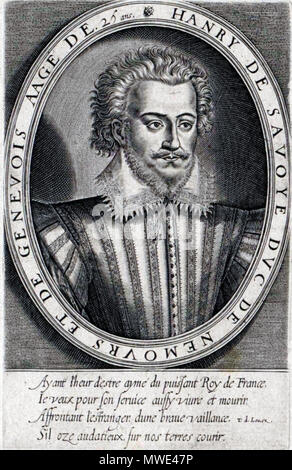 .  Français : Henri Ier de Savoie, duc de Nemours  . 17th century  271 Henri Ier de Savoie, duc de Nemours Stock Photo