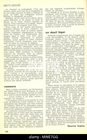 . English: circa 1900 . circa 1900. verbinia 280 Historia-295-juin-1971-page5 Stock Photo