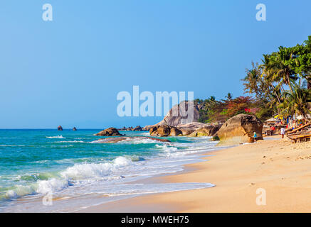 Morning on Lamai beach. Koh Samui. Thailand. Stock Photo