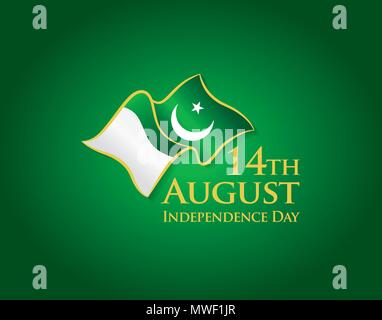 Pakistan Independence Day Wallpaper, 14th August Logo with Firework ...