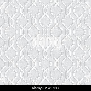 Geometric Pattern with Grunge Light Grey Background, Vector Illustration Stock Vector