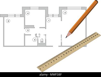 Project design concept vector Stock Vector