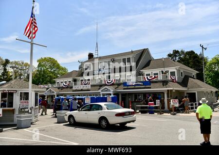 Hyannis ferry terminal ticket office, Hyannis, barnstable, Massachusetts, USA Stock Photo