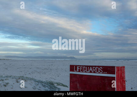 Grotto blue flag Beach hermanus on the tourist garden route, south africa Stock Photo