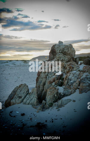 Grotto blue flag Beach hermanus on the tourist garden route, south africa Stock Photo