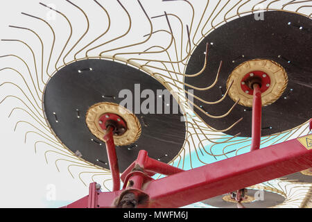 farm machinery abstract patterns, garden route, south africa Stock Photo