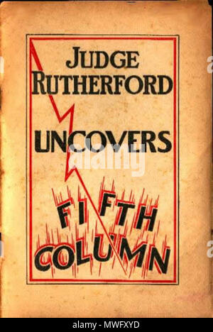328 Judge Rutherford Uncovers Fifth Column (1940) - J.F. Rutherford ...