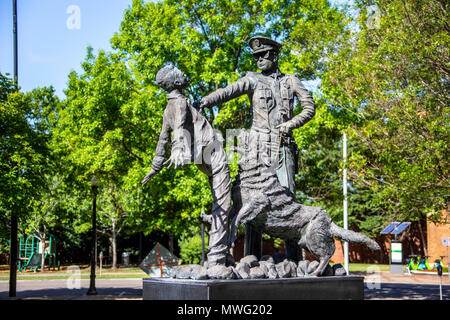 The Foot Soldier, statue sculpted by Ronald S McDowell, Kelly Ingram Park, Birmingham, Alabama, USA Stock Photo