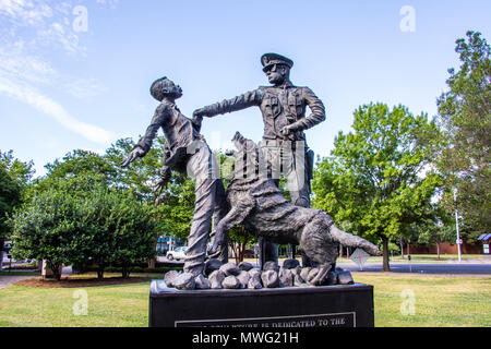 The Foot Soldier, statue sculpted by Ronald S McDowell, Kelly Ingram Park, Birmingham, Alabama, USA Stock Photo