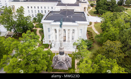 Confederate Memorial Monument, State Capitol Building, Montgomery, Alabama, USA Stock Photo