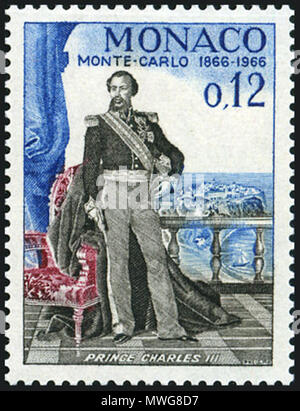 . English: Stamp of Charles III of Monaco . 17 September 2006. Unknown 124 CharlesIII Stock Photo