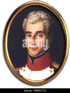 . André Masséna (May 6, 1758 - April 4, 1817), Duke of Rivoli, Prince of Essling .  English: was a French soldier in the armies of Napoleon and a Marshal of France.    405 Massena l Stock Photo