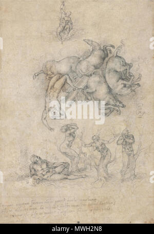 . The Fall of Phaeton . MICHELANGELO Buonarroti The Fall of Phaeton ...