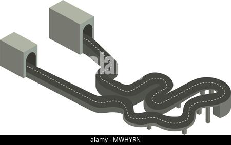 Vector isometric low poly underground car parking Stock Vector Image ...