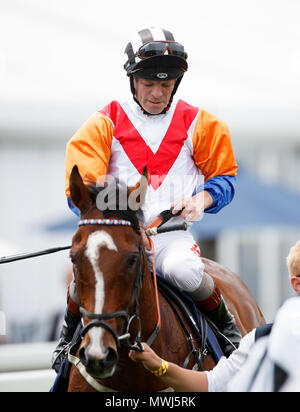 Jockey Franny Norton during the Epsom Downs Spring Meeting at Epsom ...