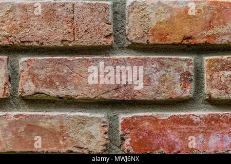 Close-up of an old brick wall, Germany Stock Photo