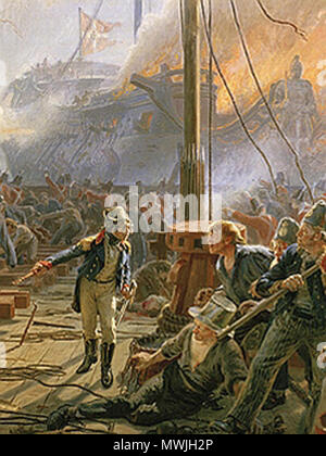 The Battle of Copenhagen 1801 by Christian Mølsted Stock Photo - Alamy