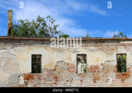 old building is destroyed Stock Photo