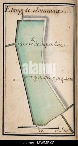488 Plans réservoirs de Meudon 10 Stock Photo