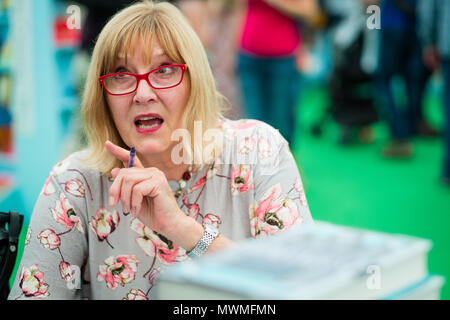 Helen F. Rappaport, British author and former actress. She specialises in the Victorian era and revolutionary Russia  At the Hay Festival  of Literature and the Arts, May 2018 Stock Photo