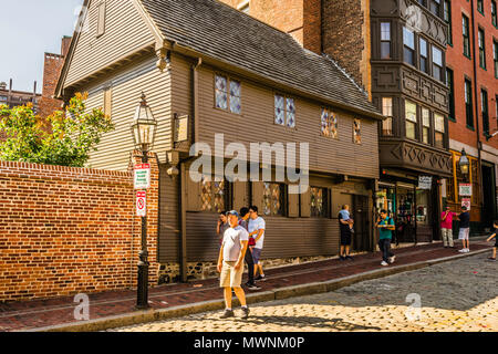 Paul Revere House   Boston, Massachusetts, USA Stock Photo