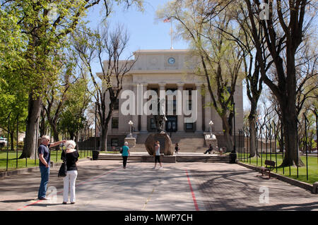 The statue of Rough Rider and former mayor of Prescott, Arizona Bucky O ...