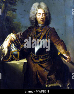 . Prince Eugene of Savoy by Jacques van Schuppen . Jacques van Schuppen 502 Prince Eugene of Savoy Stock Photo