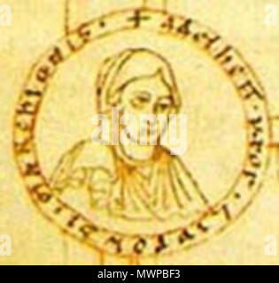 . English: Agnes of Waiblingen Čeština: Anežka z Waiblingenu . 12th century. Ekkehard von Aura 46 AnezkaWaiblingen Stock Photo