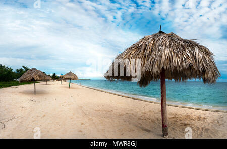 Nearly deserted beach - Trinidad - Cuba Stock Photo