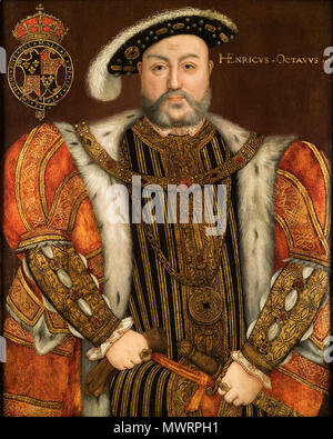 . Portrait of King Henry VIII (1491-1547) . 1497/8-1543 497 Portrait of King Henry VIII Stock Photo