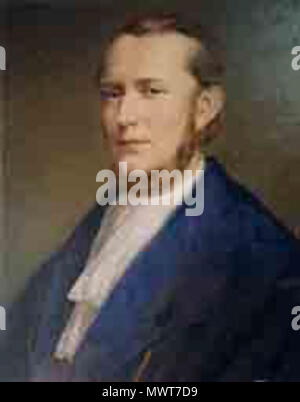 . Small photo of an Adolph Strecker portrait (Tübingen, dean's office) . Universität Tübingen 578 Strecker Adolph small Stock Photo