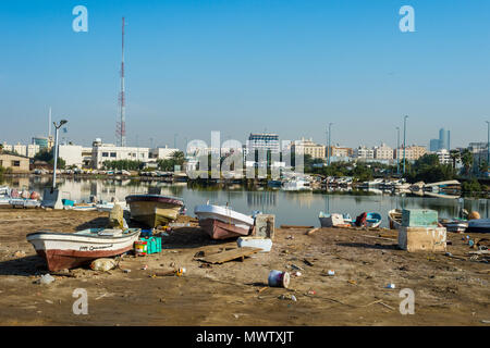 The fish market of Jeddah, Saudi Arabia, Middle East Stock Photo