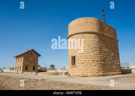 The Hijaz railway station of Tabuk, Saudi Arabia, Middle East Stock Photo