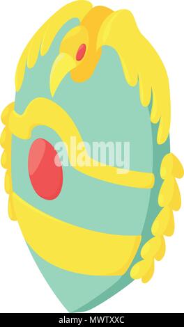 Eagle shield icon, isometric style Stock Vector