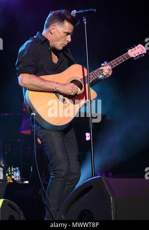 Liverpool,Uk, Scottish Ban Deacon Blue perform in liverpool as part of the Summer Pops festival, Credit Ian Fairbrother/Alamy Stock Photos Stock Photo